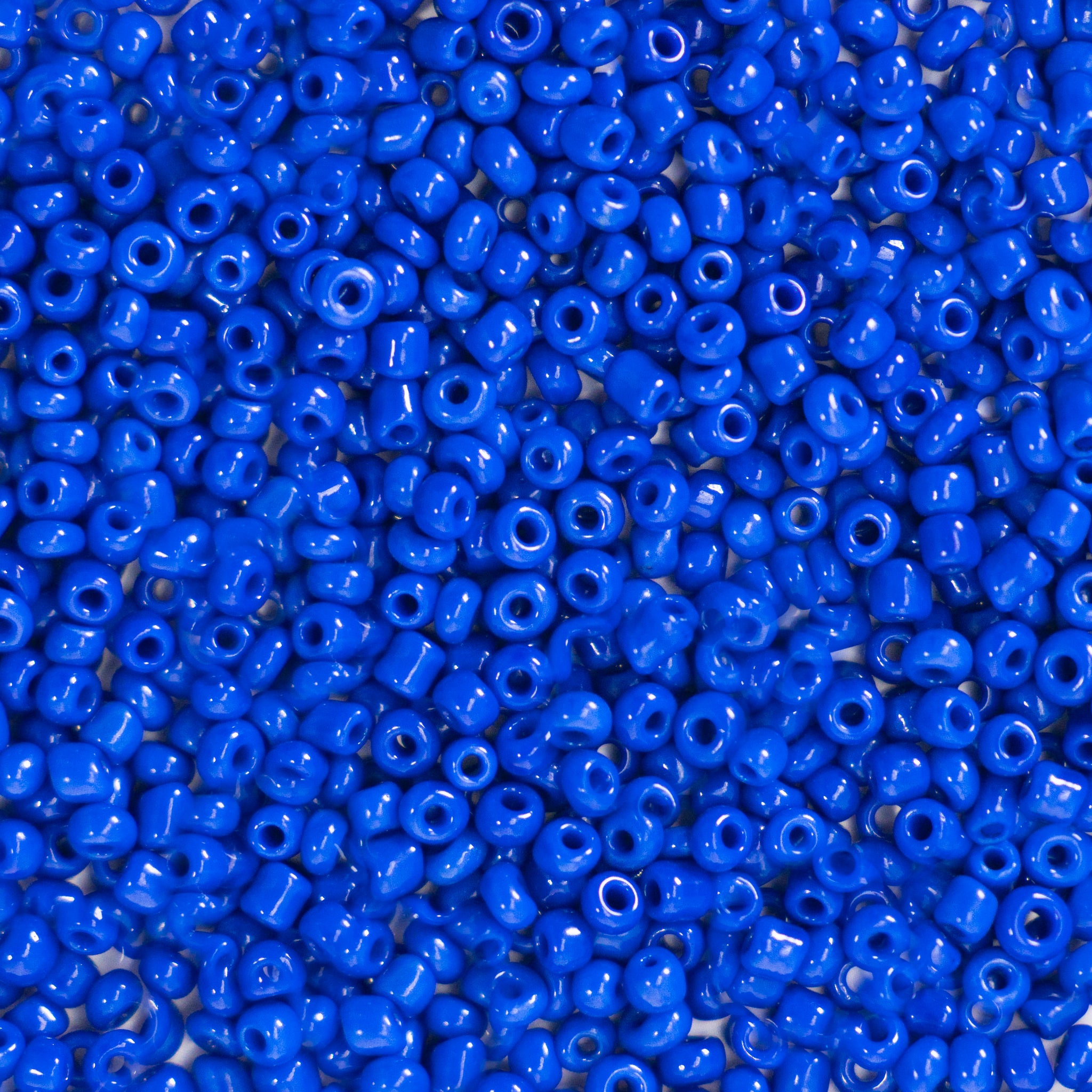 Seed bead, gennemfarvet - des7