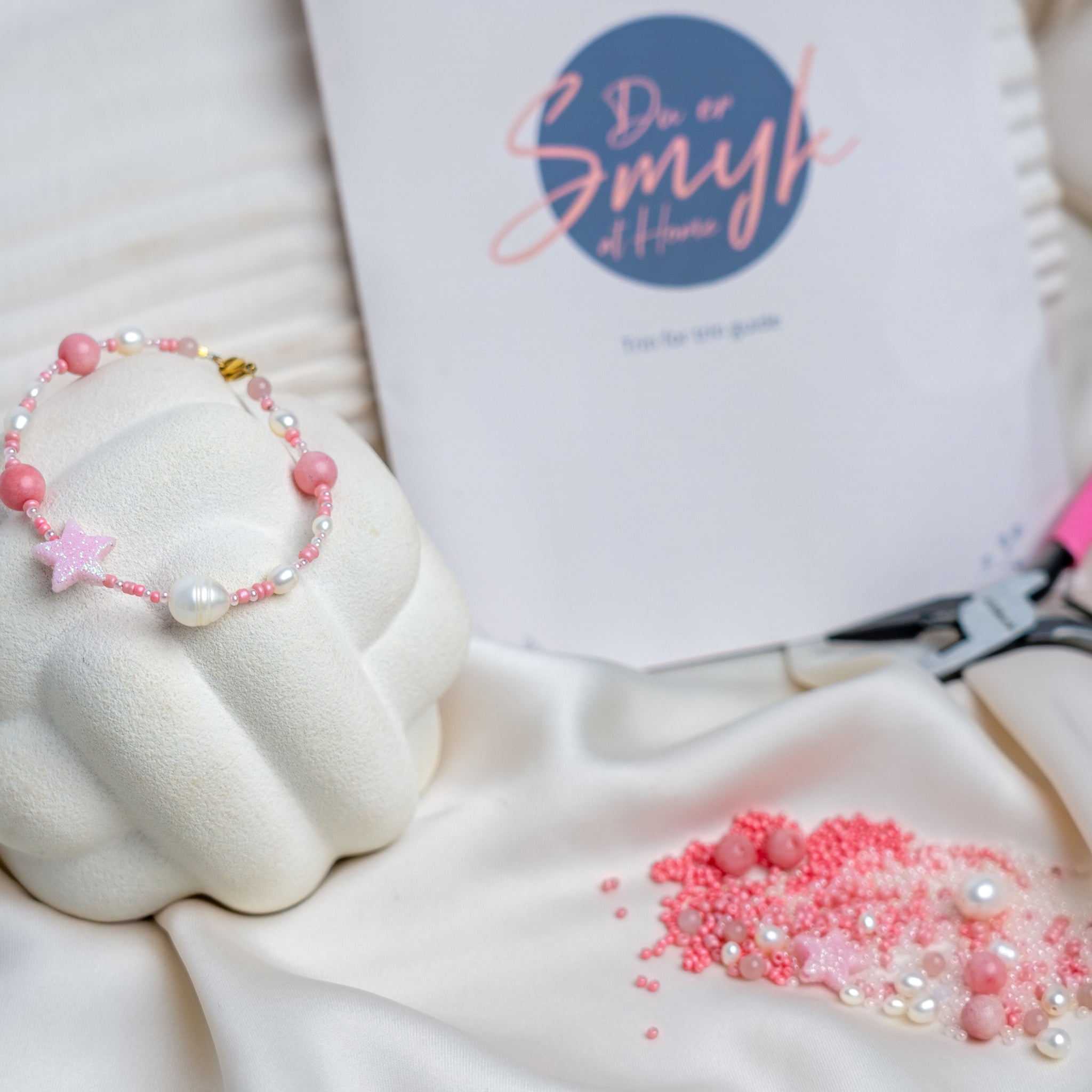 Baby Shower Lyserød (1 Armbånd)