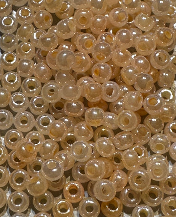 Seed bead, let perlemor, Grade A - des45