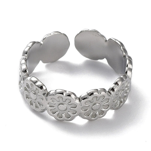 Rund blomster ring